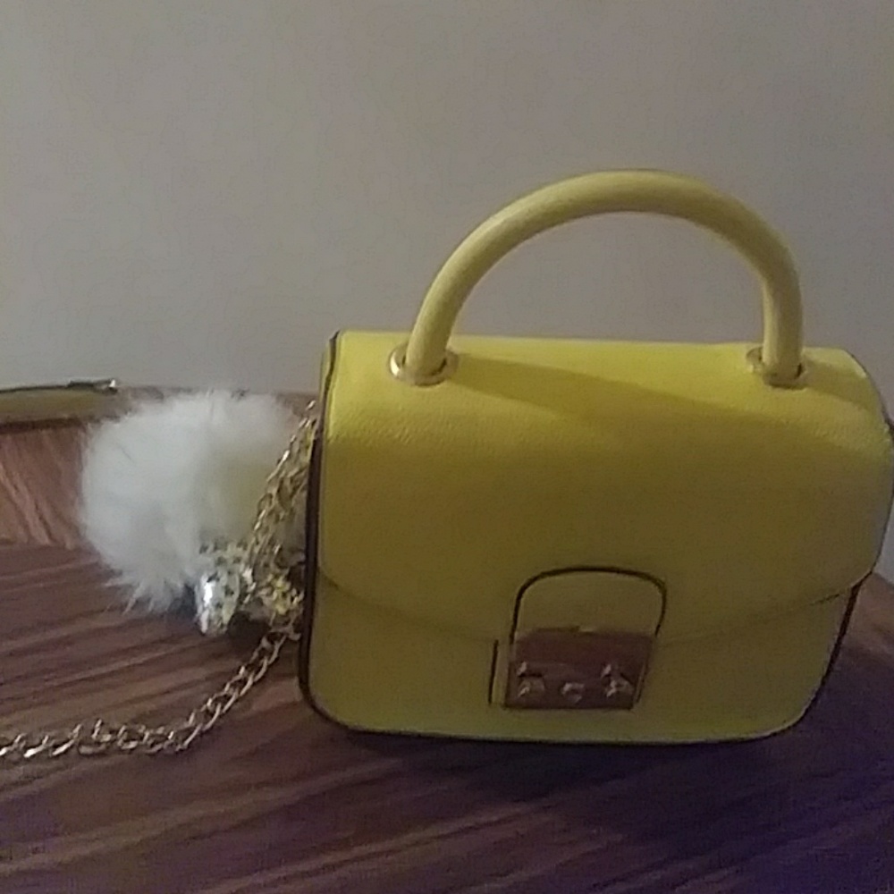 Cute yellow purse